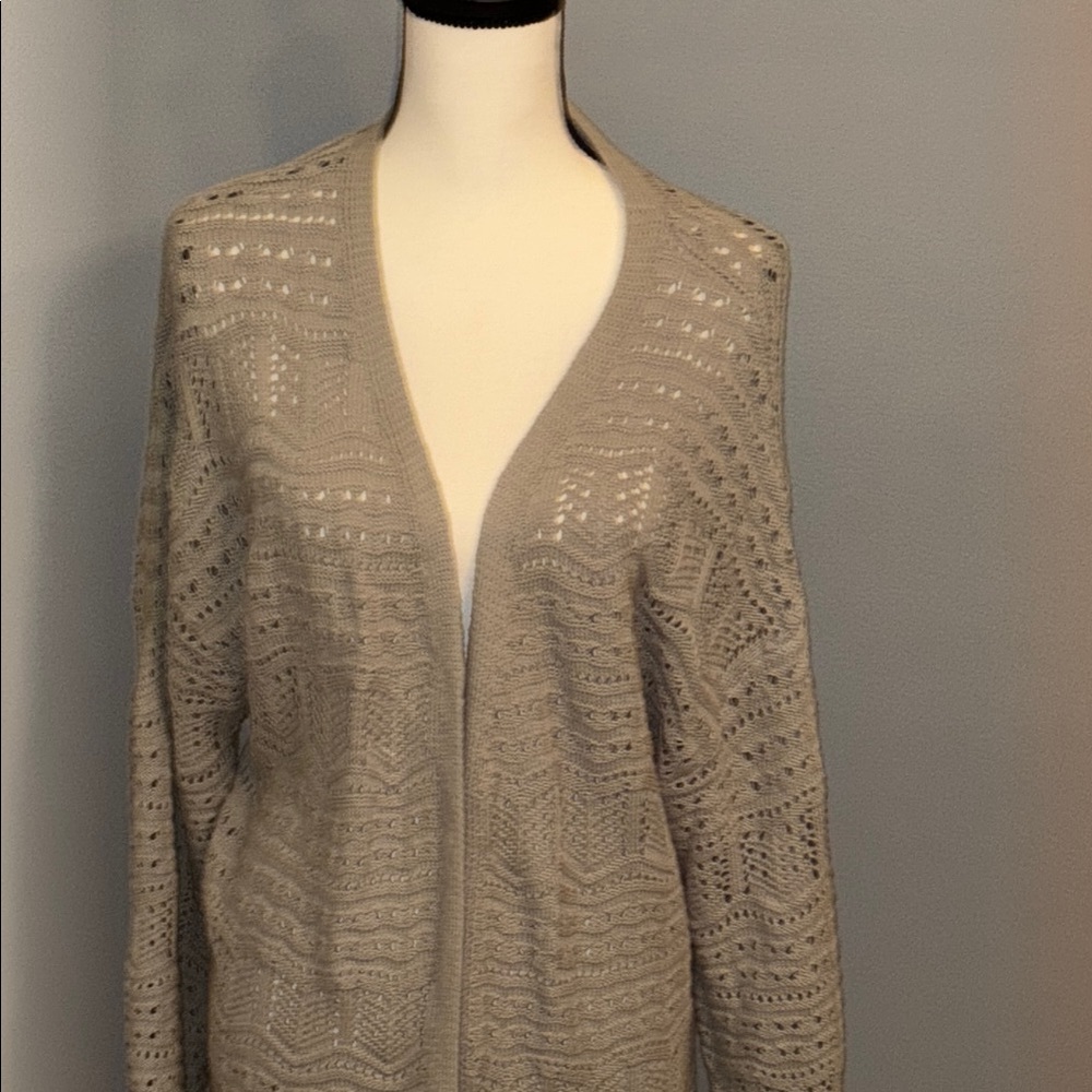 Jessica Simpson Olive Cable Knit Cardigan